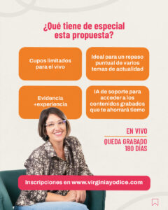 7/11. 9-12hs Actualización para profesionales: La nutrición que tu consulta pide
